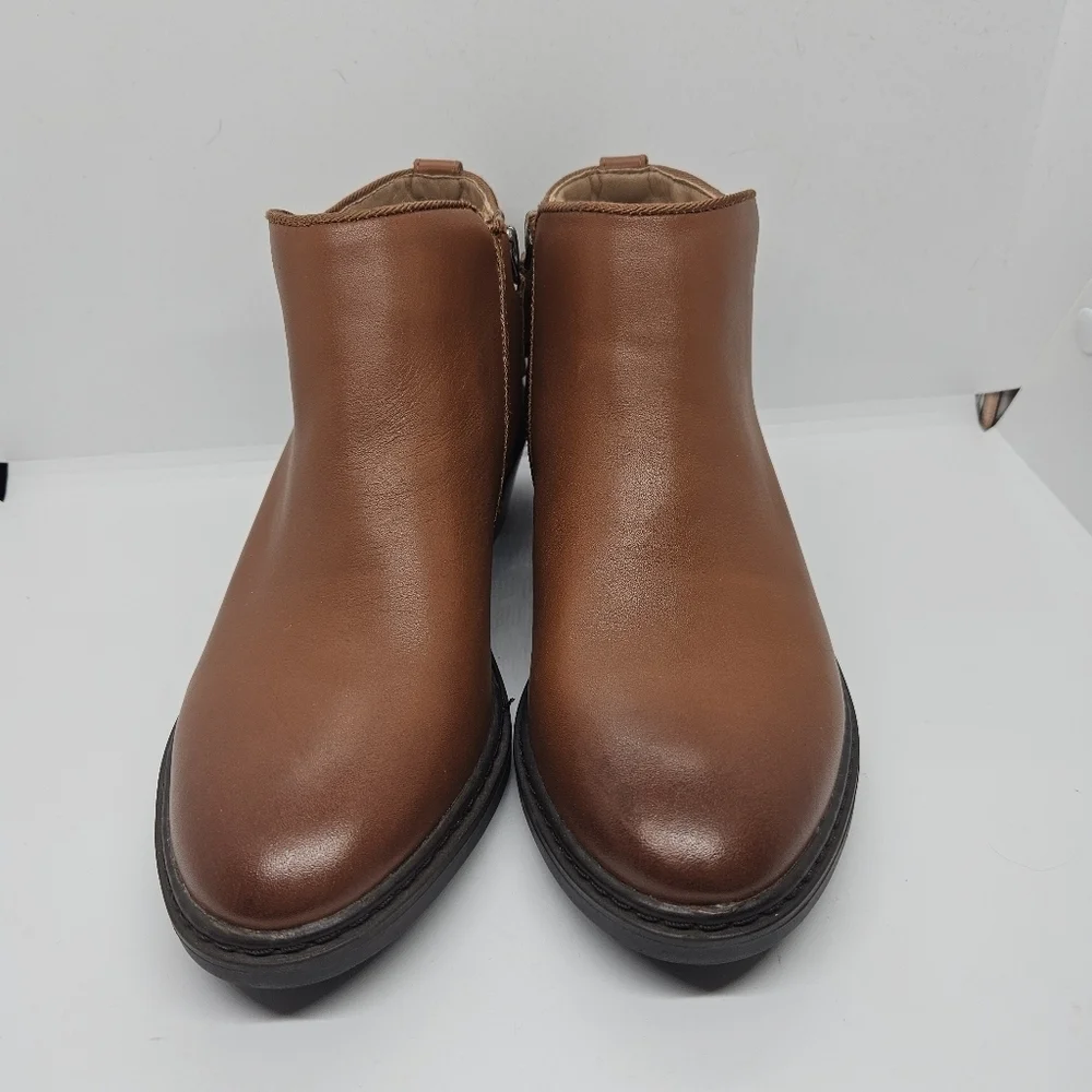 Sam Edelman Pryce Kids brown leather ankle boots size 3